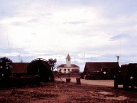 The Province Chief’s house as seen from Headquarters Battery.   We also called it the “Dai-uy’s House.” (phonetic “die-wee” - means  Captain in Vietnamese).
